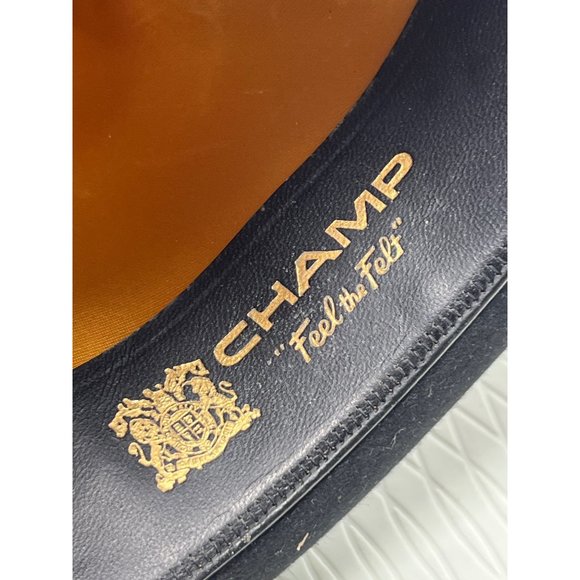 Champ Feel The Felt Fedora Hat Felted By Master Craftsman Gray Men's 21" - Picture 8 of 9